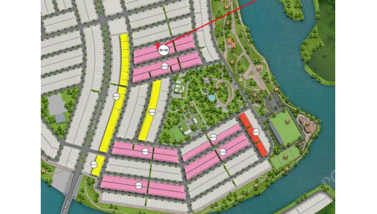 Bán lô đất mã B2-122-16 dự án Sun Riverpolis Đà Nẵng